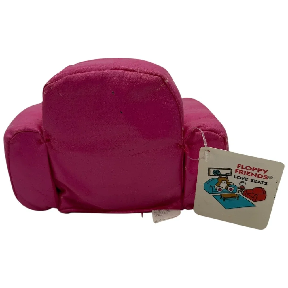 Floppy Friends Love Seats Miniature Doll Chairs Pink Black Vintage Toy Accessory
